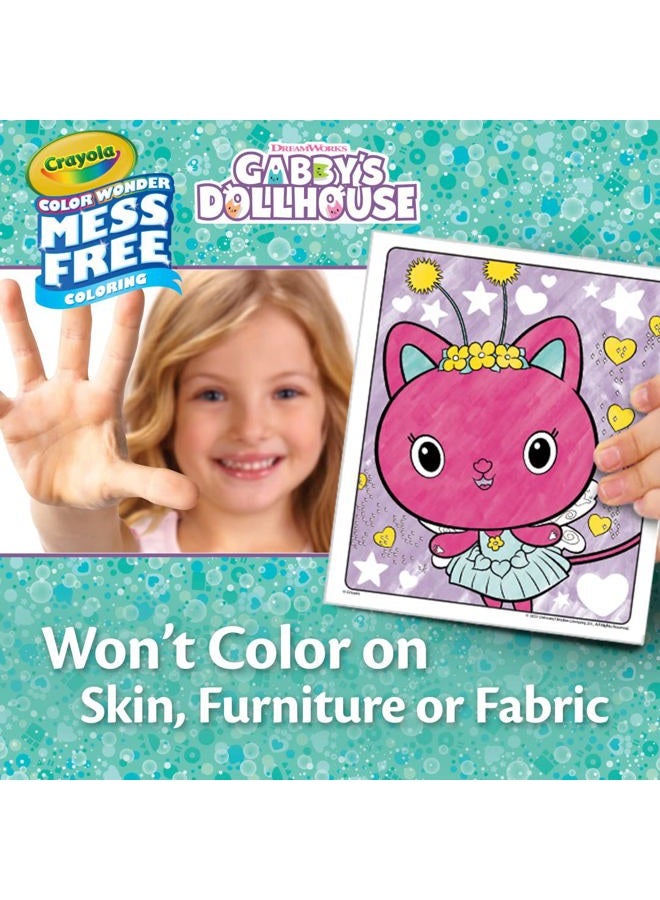 Crayola Gabbys Dollhouse Color Wonder, 18 Mess Free Coloring Pages & 5 No Mess Markers, Gift for Kids - Image 5