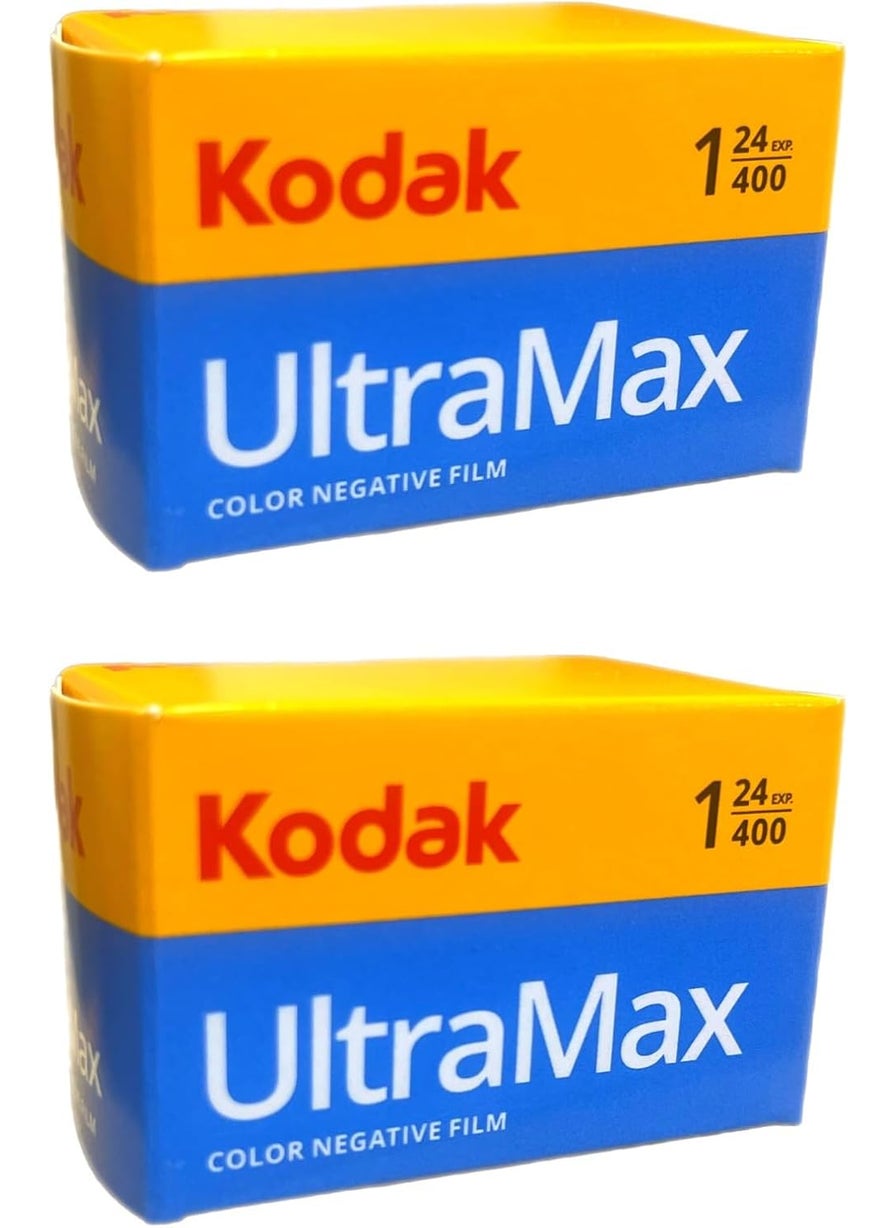 Kodak Kodak Ultramax 400 Color Negative Film ISO 400 35mm 24Exposures  2 Pack 2 Items  - Image 2