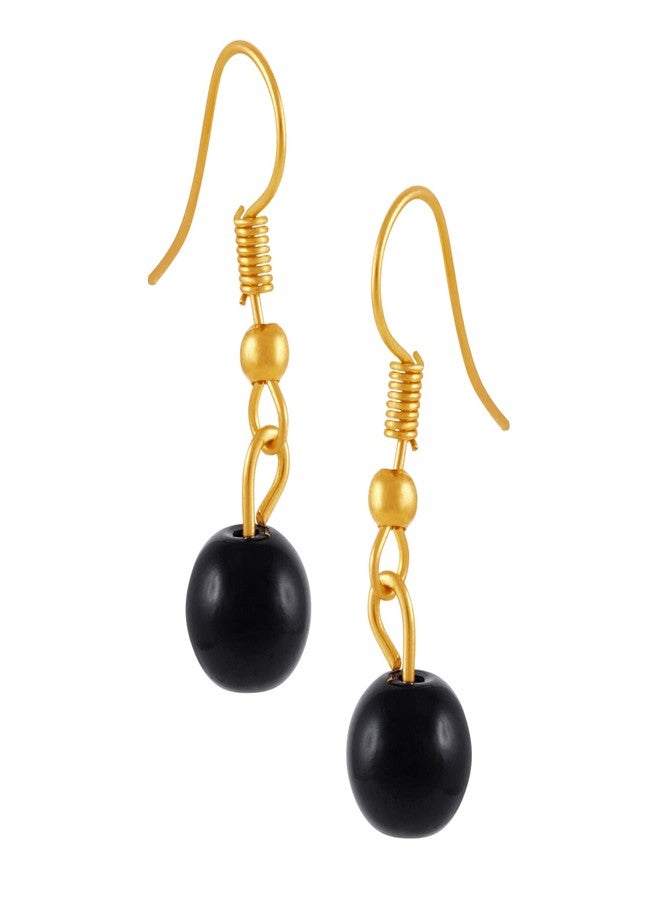 Okos Fashion Jewellery Gold Plated Elegant Black Artificial Pearl Necklace Set/Jewellery Set With Adjustable Bracelet For Girls and Women NL1000597BLK - Image 3