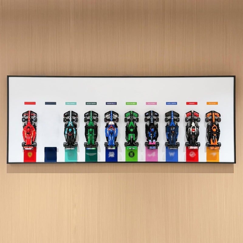 iLuane Display Wallboard for 66802 Holds 10 Cars on One Frame Adult Collectibles Wall Mount Home or Office Dcor 7724277251 Style A No Car Included - Image 3