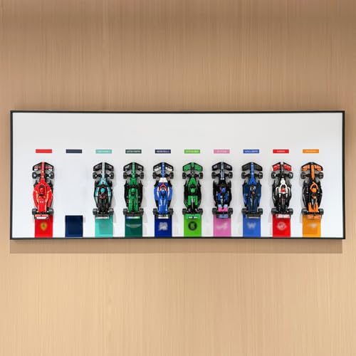 iLuane Display Wallboard for 66802 Holds 10 Cars on One Frame Adult Collectibles Wall Mount Home or Office Dcor 7724277251 Style A No Car Included - Image 1