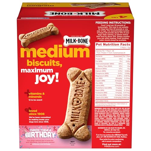 Milk-Bone Original Biscuits, Medium Dog Treats, 4 Pound Box - Image 3
