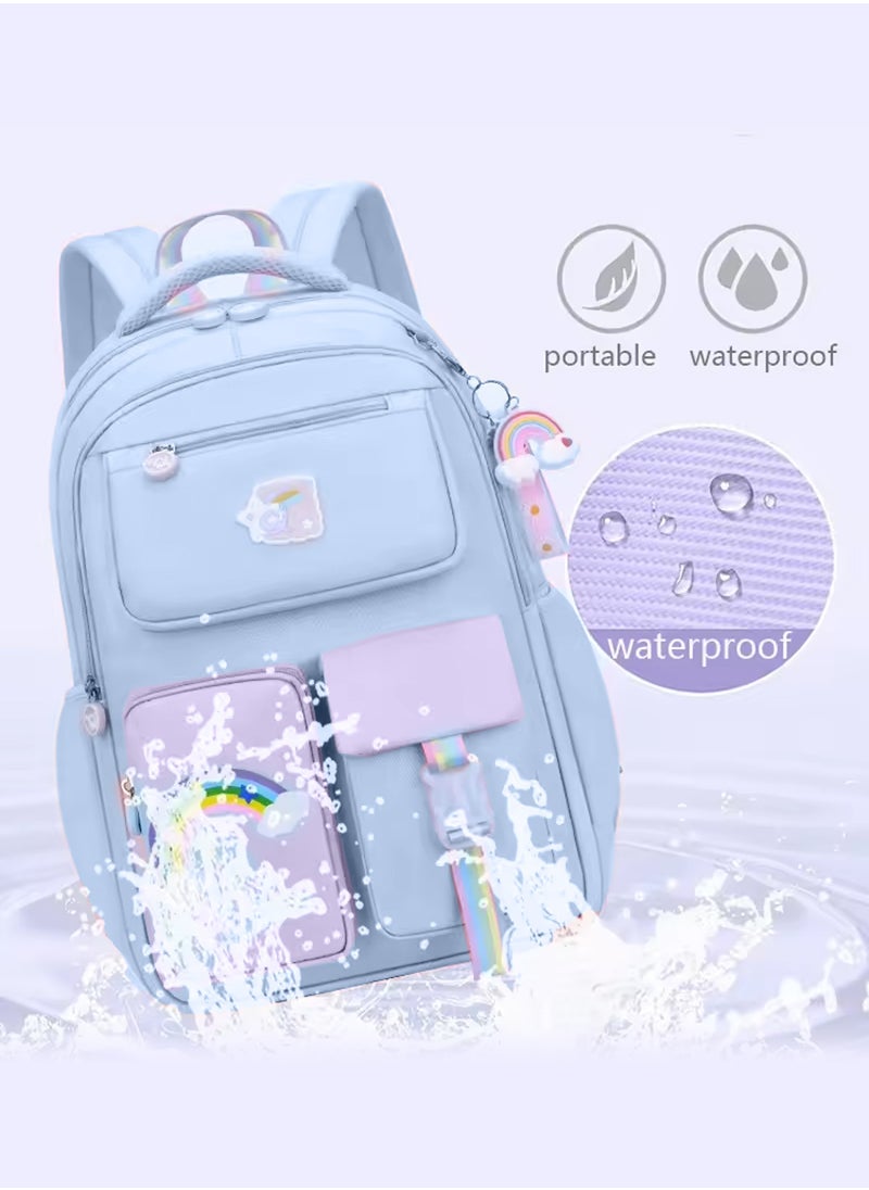 Generic Backpacks for Boys & Girls,Waterproof, Large Capacity & Lightweight Kids Backpack with Ergonomic Back Support, Wide Shoulder Straps, Stylish Colors – Ideal for School, Kindergarten, Travel, Elementary Students  - Image 5