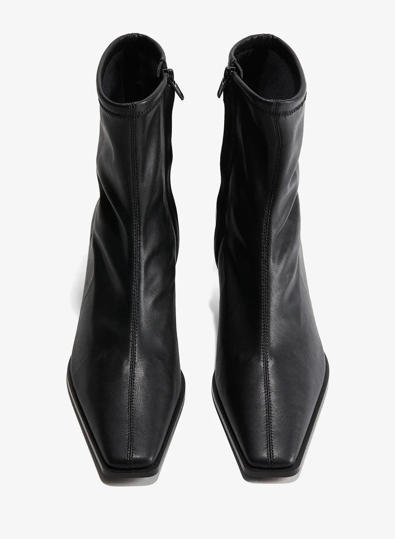 H&M Pointed Ankle Boots