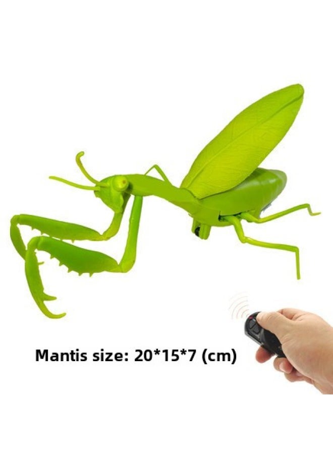 Remote Control Toy Remote Control Snake Cobra Trick Spoof Hot Reptile Insect Electric Cockroach-Color:6661 Mantis  - Image 1