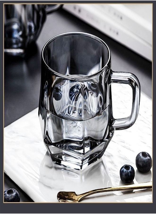 fashionhome Large Water Pitcher Creative Glass Water Jug High Temperature Resistant Beverage Jug Luxurious 6 Glasses with Metal Storage Pot and Acrylic Tray for Cold Water Beverage Juice Milk Tea  - Image 5