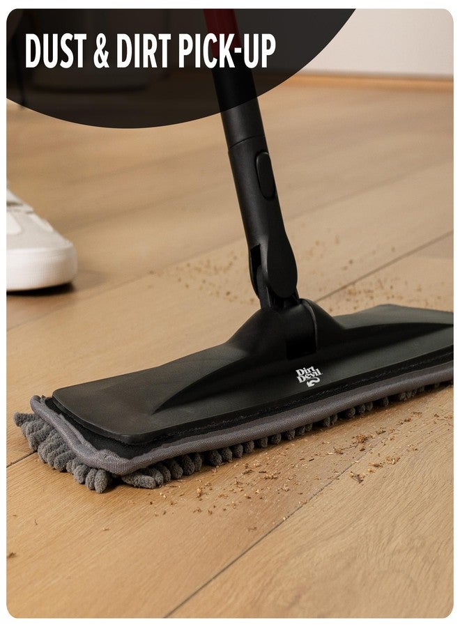 Dirt Devil Dust Mop, Floor Dusters for Hardwood Floors, Includes Reusable Microfiber Mop Pads, Multi-Surface Cleaner, Dust Mops for Floor Cleaning - Image 2