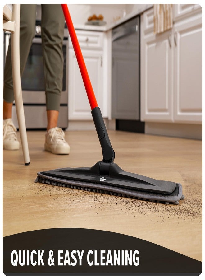 Dirt Devil Dust Mop, Floor Dusters for Hardwood Floors, Includes Reusable Microfiber Mop Pads, Multi-Surface Cleaner, Dust Mops for Floor Cleaning - Image 3