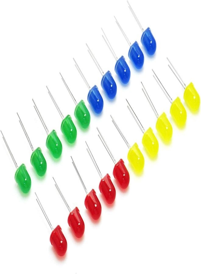 Electrobot 10mm LED Emitting Diodes Light Lamp Diffused F10 Round Led for Arduino (Pack of 20pcs) - Image 2
