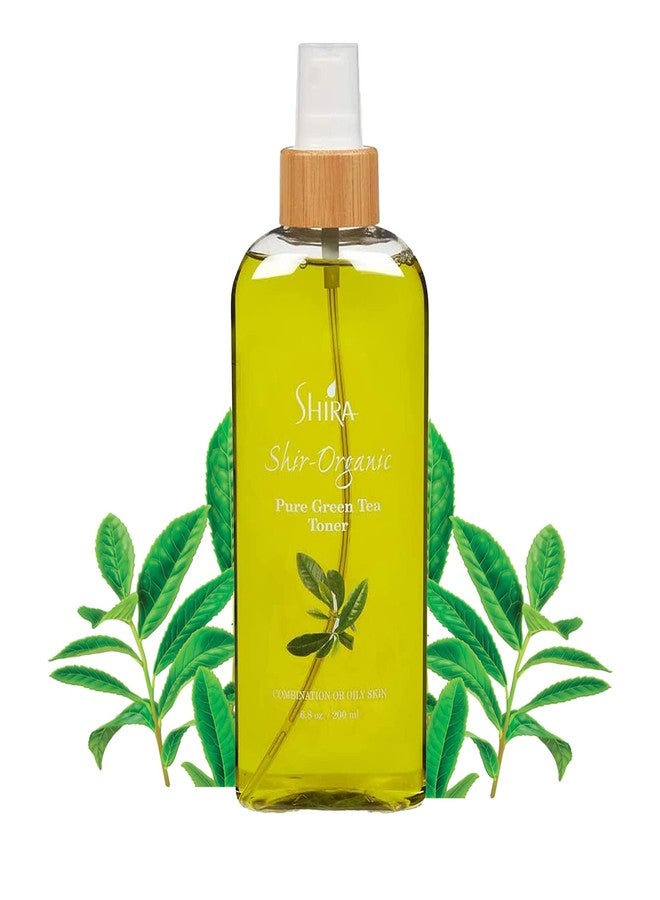 Shira Shir-Organic Pure Green Tea Toner Natural Refreshing- Hydrating Toner for Face for Normal to Oily Skin Type (200ml) - Image 1