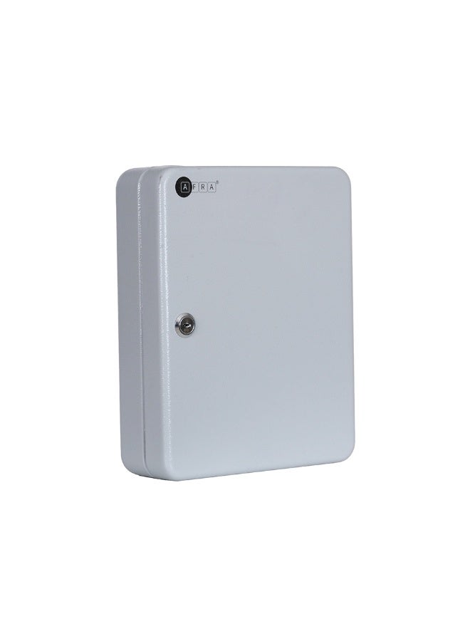 AFRA Key Box 300×240×75mm – Wall-Mounted Steel Cabinet with Key Lock, Capacity 45 Keys - Image 1