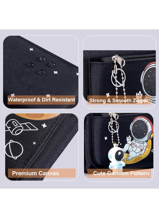Prime Deals - PRIME DEALS Pencil Case for Boys Large-Capacity Cartoon Pencil Pouch Pen Holder for School Student Kids Storage Box (Happy Space) - Image 1