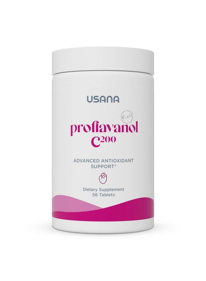 USANA يوسانا بروفلوانول C200 - مضاد أكسدة متقدم مع البيوفلافونويد وفيتامين C لصحة القلب - 56 قرص - إمداد لمدة 28 يومًا - Image 1
