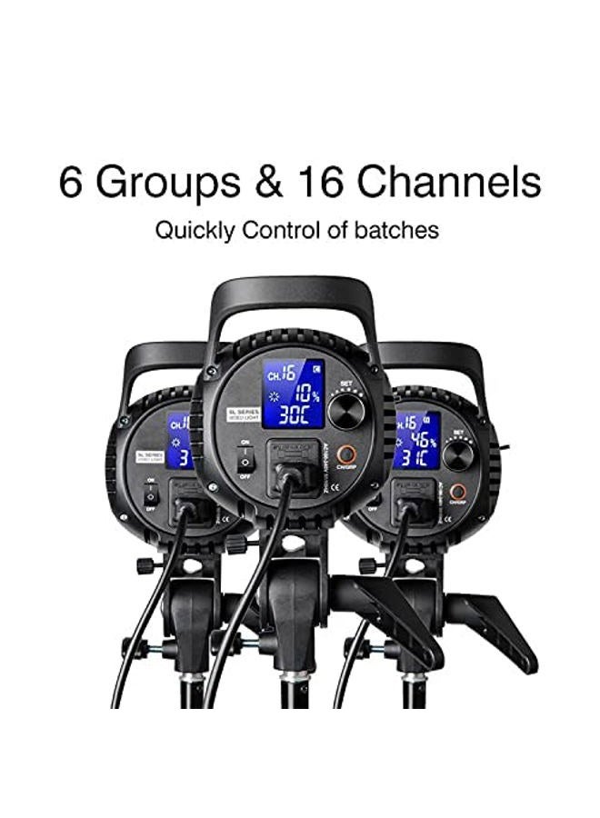 Godox Godox SL-60W 60W CRI95+ Qa>90 5600¡À300K Bowens Mount Led Continuous Video Light, Brightness Adjustment, 433MHz Grouping System,for Video Recording,Wedding,Outdoor Shooting - Image 2