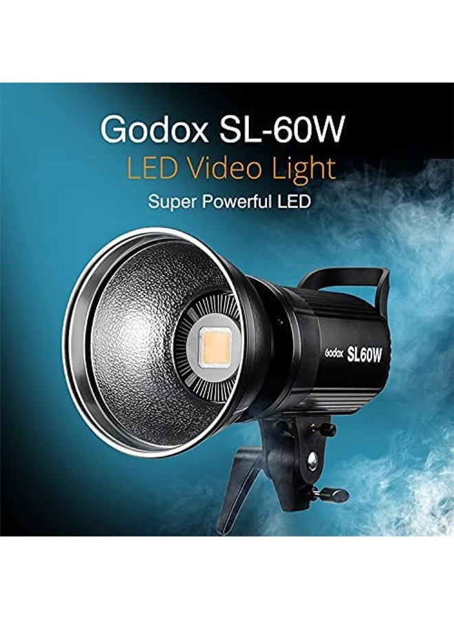 Godox Godox SL-60W 60W CRI95+ Qa>90 5600¡À300K Bowens Mount Led Continuous Video Light, Brightness Adjustment, 433MHz Grouping System,for Video Recording,Wedding,Outdoor Shooting - Image 5