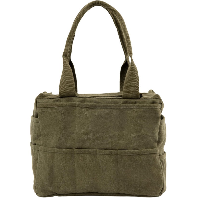 Soolla Studio Bag: Washable Art Supply & Pottery Clay Tool Bag, 30 Pockets, 15 Colors, Artist Gift Organizer (Forest Green) - Image 4