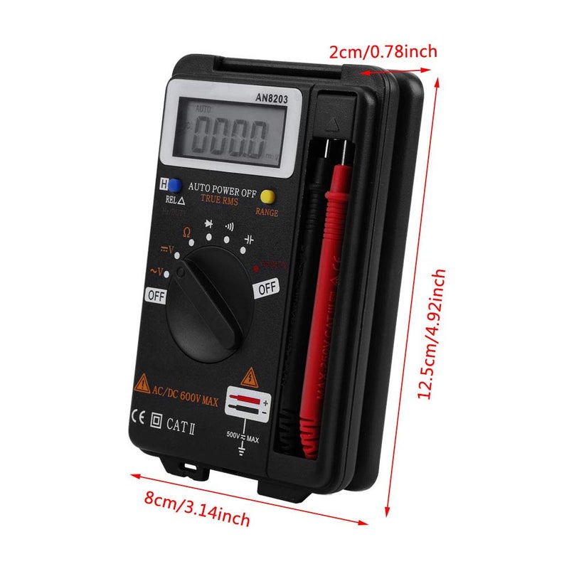 مقياس رقمي متعدد 4000 عدّاد، مقياس فولت متر تيار متر ومكثف - Image 3