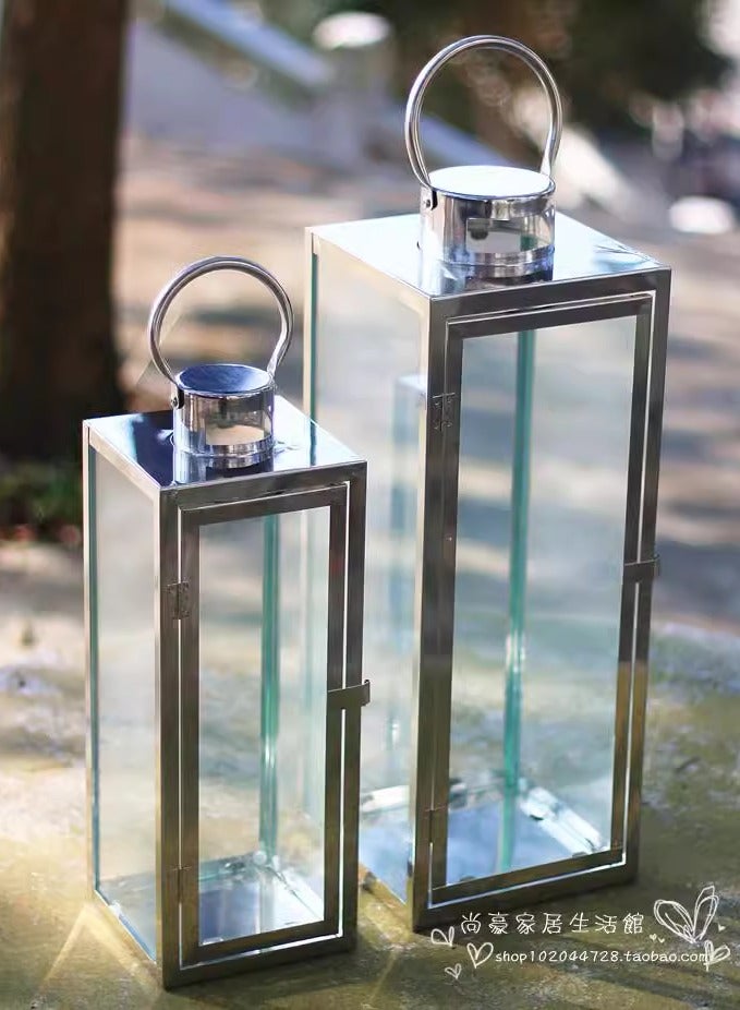 ليفينج مجموعة فوانيس رمضان 3 قطع/ فضي - Image 4