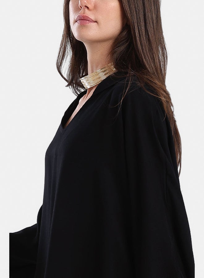 Carina Oversized V-Neck Dress - Image 4