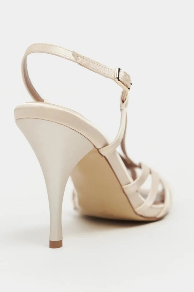 Nisantasi Shoes  Eryu Toe Details Caged Heels for Women | Best Price UAE