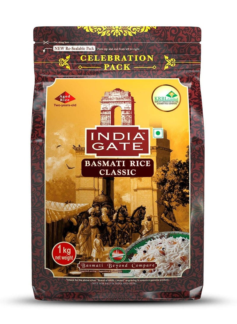 إنديا جايت أرز بسمتي كلاسيك 1 كجم - Image 1