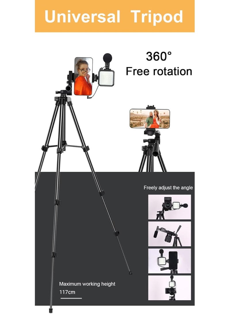 ELTRAZONE YouTube Vlogging Starter Kit – Complete Video Setup with HD Camera, Microphone, Tripod, LED Ring Light, and Accessories for Beginners and Content Creators – Ideal for Vloggers, Streamers, and Online Creators - Image 4