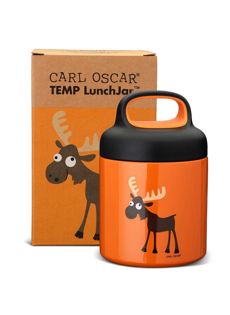 Carl Oscar Sweden Temp Lunchjar™, Kids 0.3 L - Orange - Image 2
