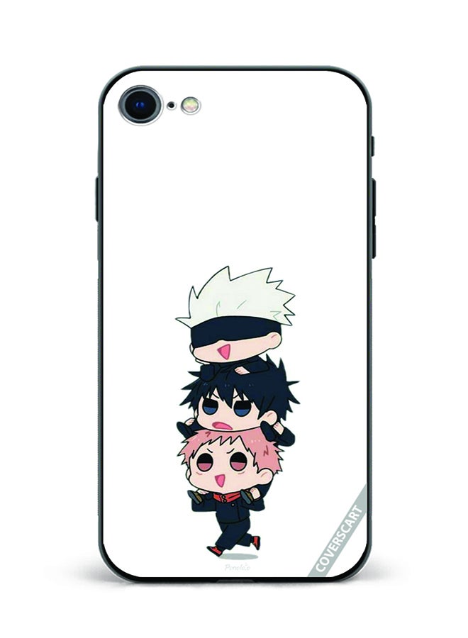 Protective Case Cover For Apple iPhone 7 Jujutsu Kaisen Design Multicolour