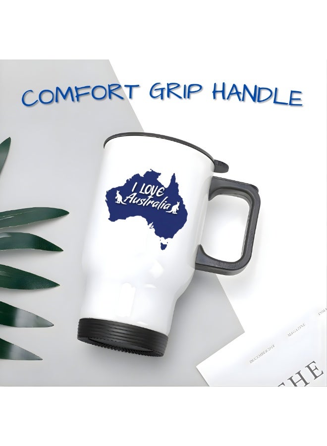Australia Day Insulated Travel Mug - Celebrate with This Festive Travel Mug and Your Favorite Hot Beverage - Australia Day Gifts - Image 4