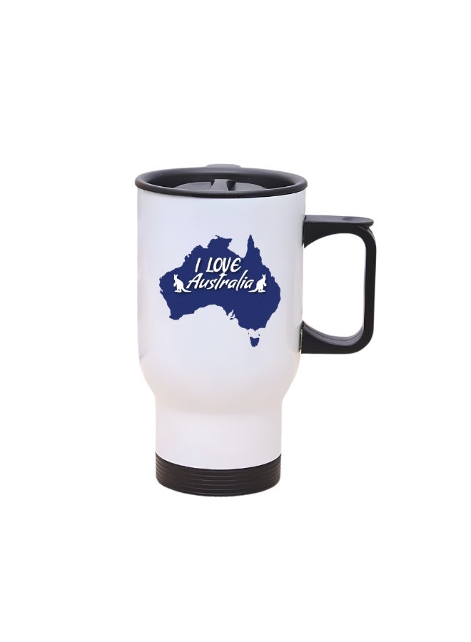 Australia Day Insulated Travel Mug - Celebrate with This Festive Travel Mug and Your Favorite Hot Beverage - Australia Day Gifts - Image 1