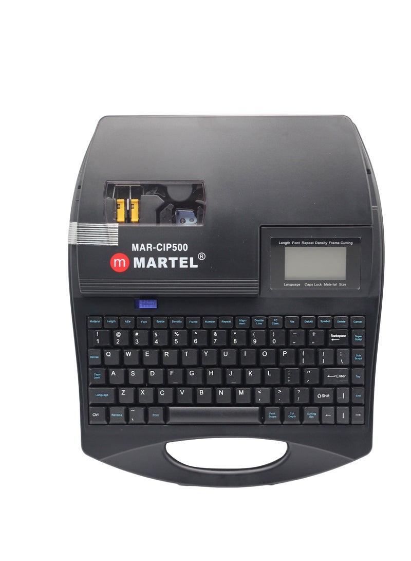 MARTEL Cable ID Printer | Wire Printer | Quick Labeling for Wiring with Insulating Tubes and Self-Adhesive Tapes | Fits Various Cable Sizes from 2.5 to 6.5 mm - Image 1