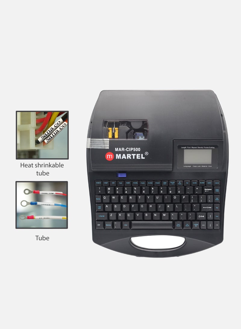 MARTEL Cable ID Printer | Wire Printer | Quick Labeling for Wiring with Insulating Tubes and Self-Adhesive Tapes | Fits Various Cable Sizes from 2.5 to 6.5 mm - Image 2