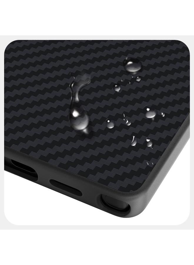 اس-توب جراب لهاتف Samsung Galaxy S25 Ultra 5G من ABEEL C من ألياف الكربون، جراب هاتف MagSafe 6D Micro Relief - Image 3