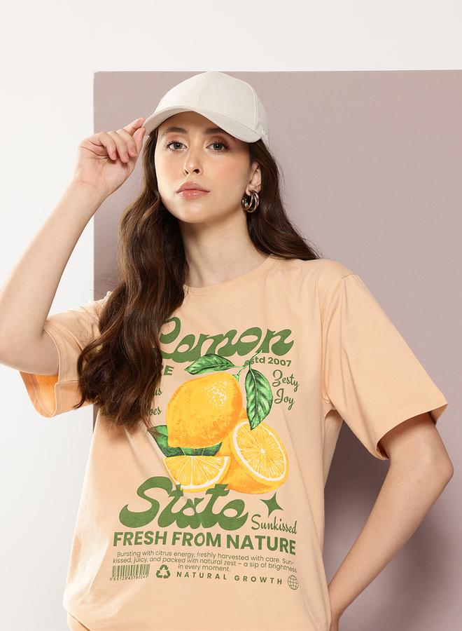 Dillinger Women Oversized Crew Neck T-Shirt - Image 1