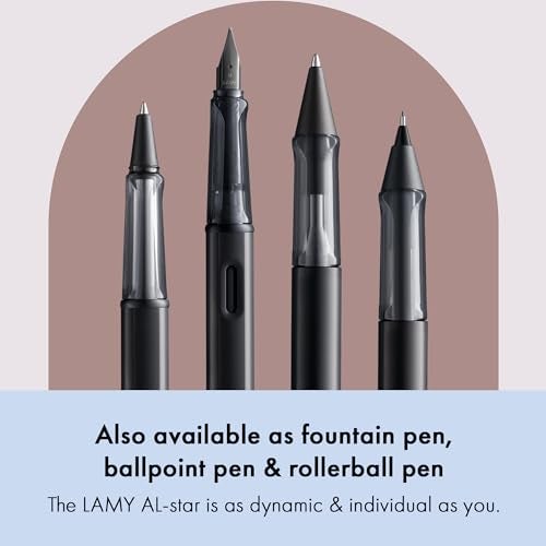 LAMY AL-star black - Mechanical Pencil with transparent, ergonomic grip & lightweight aluminum body - including LAMY M 41 fine line refill 0.5 mm & eraser tip - Image 4