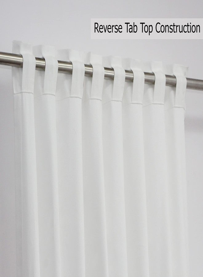 قطن كرافت ستارة بيضاء من كوتون كرافت - لوحة نافذة - طقم من قطعتين - قماش قطني سميك متين، تصميم علوي معكوس مع حلقات تثبيت - ربطات إضافية - مظهر أنيق ونظيف - غرفة نوم/معيشة - 50 عرض × 63 طول - Image 4