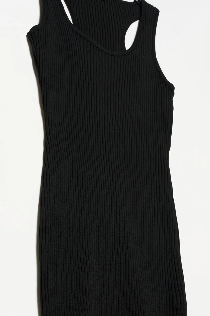 Dilvin Ribbed Tank Dress