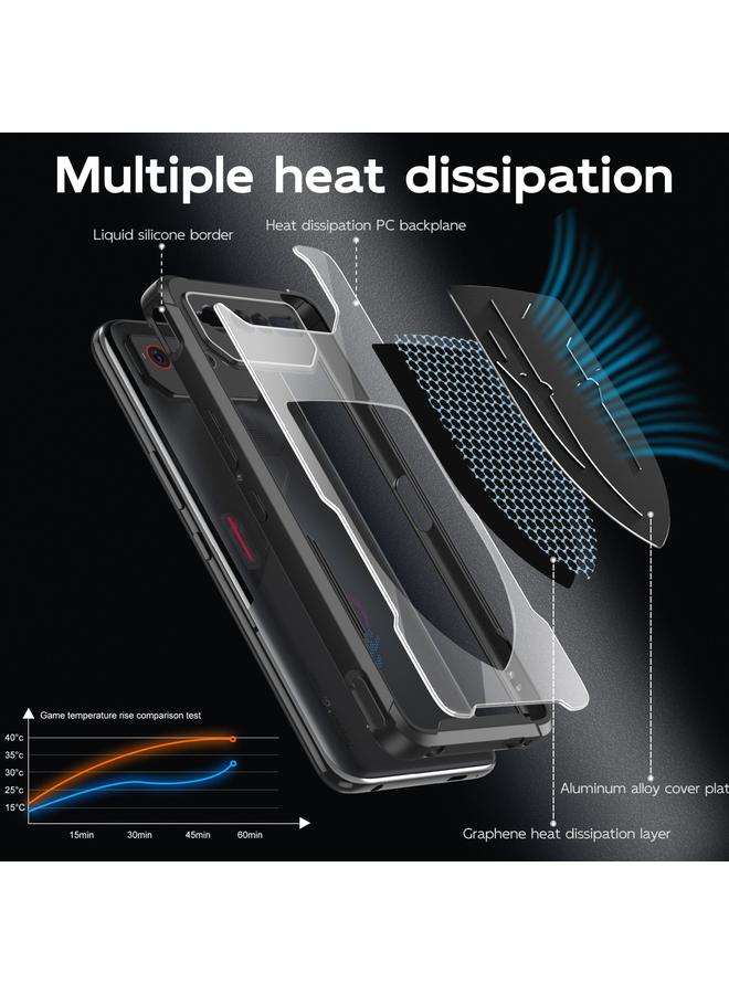 اس-توب جراب لهاتف ASUS ROG Phone 7 / 6، جراب تبريد 3 في 1 - Image 2