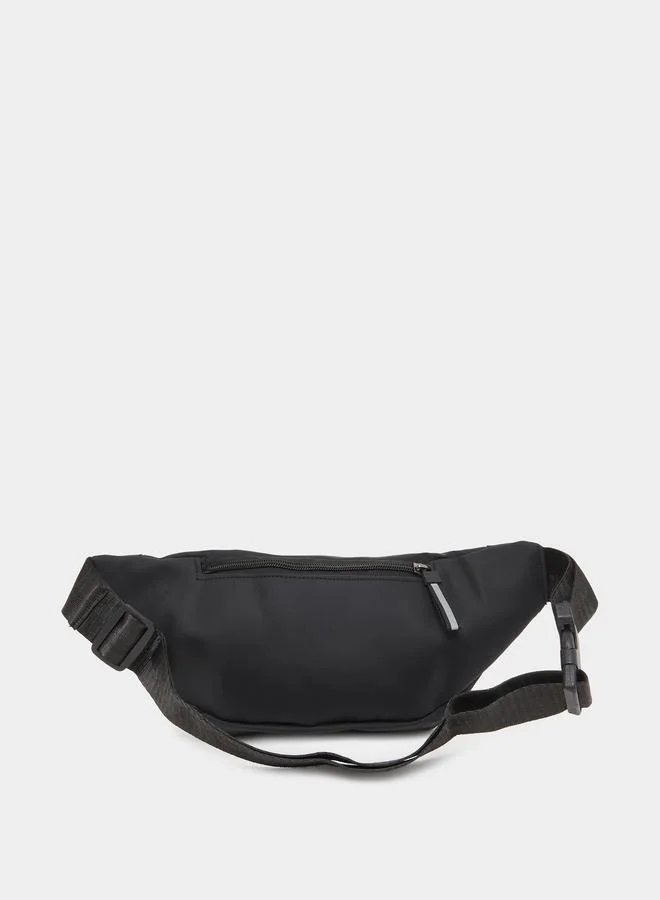 Styli Black Crossbody Waist Pack