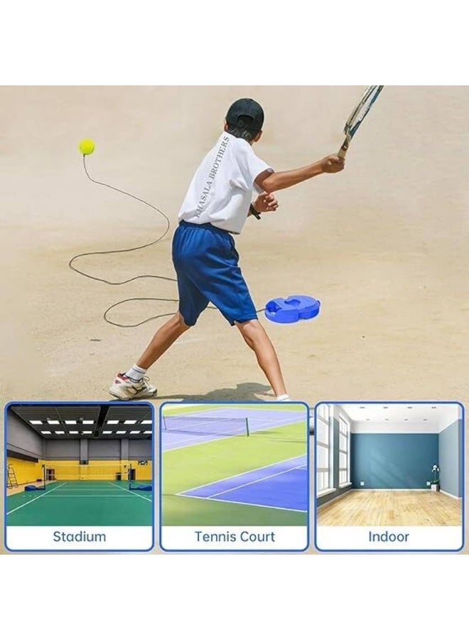 kitchentop Kitchentop Tennis Trainer Rebound Ball,Solo Tennis Training Equipment for Self-Pracitce Tennis Ball  (Kids, Pack of 1, Blue)  - Image 3