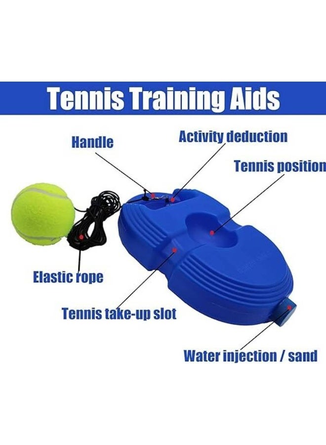 kitchentop Kitchentop Tennis Trainer Rebound Ball,Solo Tennis Training Equipment for Self-Pracitce Tennis Ball  (Kids, Pack of 1, Blue)  - Image 2