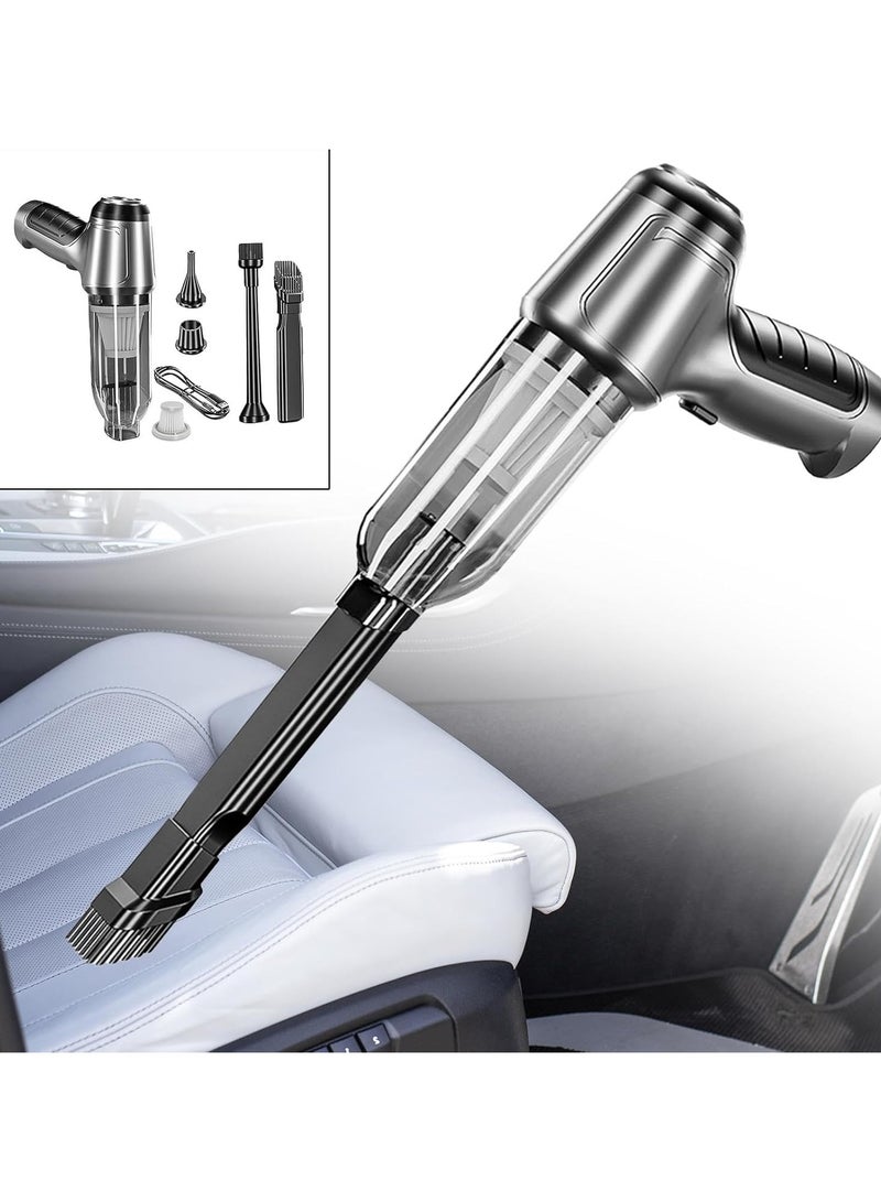 عام جهاز تنظيف هواء السيارة بفلترين، قوة عالية 120 واط و5 فولت، محمول وذو ضوضاء منخفضة، مكانس يدوية ميني للاستخدام المنزلي والمكتبي. - Image 2