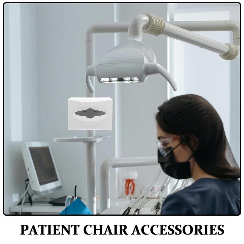 Dental Chair Mounted Tissue Box Holder White for Clinic Hospital and Home - Image 4