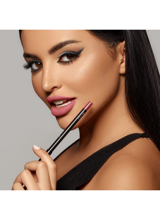 K7L - Dark Pink Lip Liner Pencil For Women Buff - Image 1