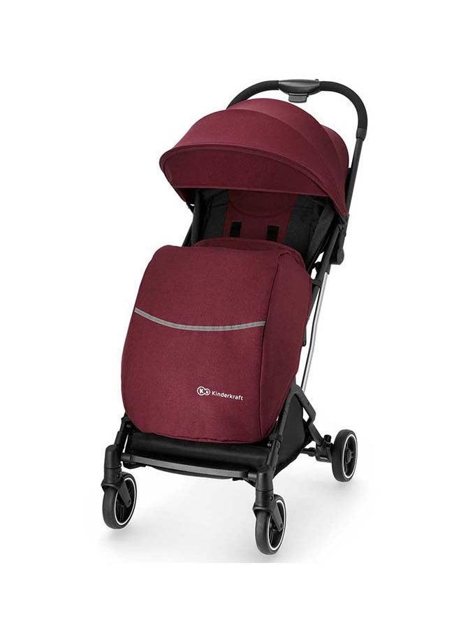 Kinderkraft Indy Pushchair - Burgundy  - Image 3