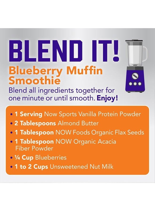 now تغذية رياضية، بروتين مصل اللبن، 26 جرام مع BCAAs، مسحوق فانيليا كريمي، 10 باوند - Image 5