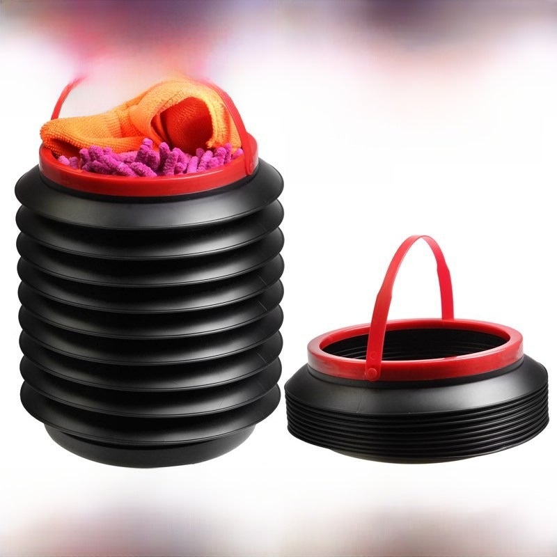 Generic Car Trash Bin Multi-use Collapsible Bucket opp bag 