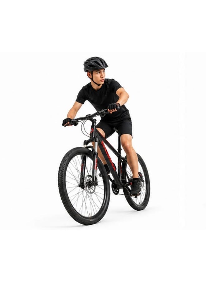 BEINA Professional Mountain Bike for Adults and Teens - Hardtail Off-Road Bicycle with Front Suspension Fork, Multi-Speed Gear Shifting System, Dual Mechanical Disc Brakes, All-Terrain Sports Cycling Bike - Image 2