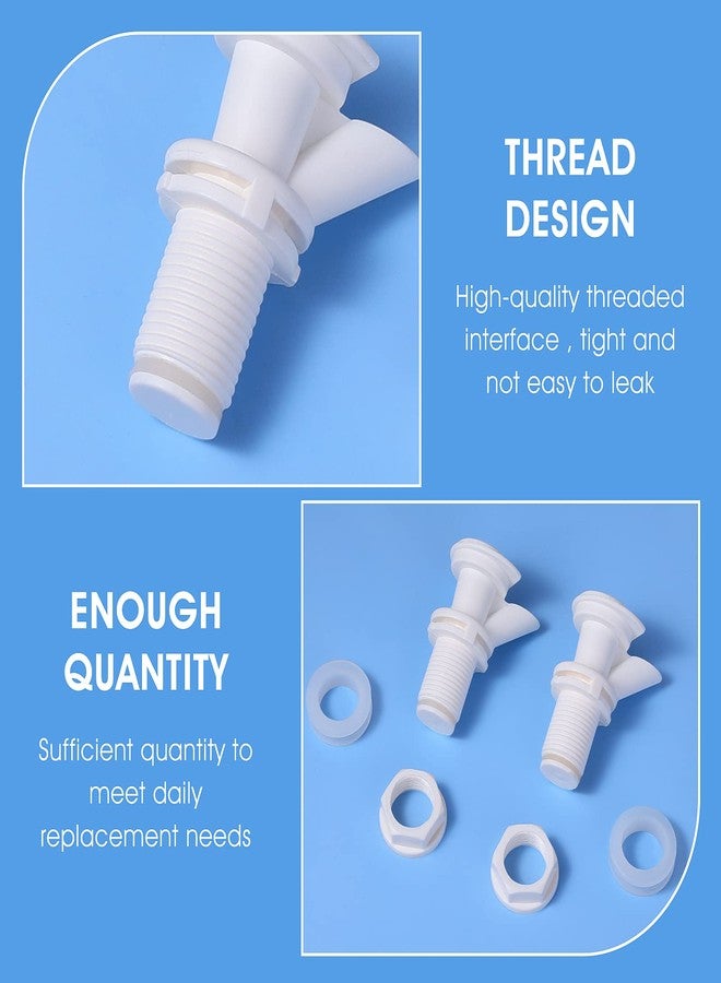 براساكو قطعتان من صنبور التبريد البديل بزر ضغط صنبور بلاستيكي قابل لإعادة الاستخدام صنبور أباريق مياه موزع - Image 3