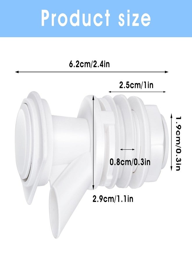 براساكو قطعتان من صنبور التبريد البديل بزر ضغط صنبور بلاستيكي قابل لإعادة الاستخدام صنبور أباريق مياه موزع - Image 2